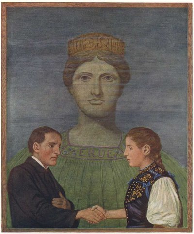 Erden Englisch: Earth af Hans Thoma